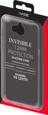 Coque Slim Invisible pour Huawei Y6 (2017) 1,2mm, Transparent