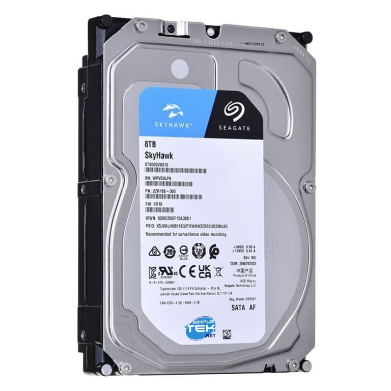 Seagate SkyHawk AI 8 To ST8000VE001 - vue 7