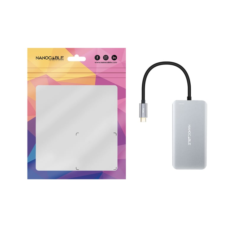 Nanocable 10.16.4307 station d'accueil Avec fil USB 3.2 Gen 1 3.1 Gen 1 Type C Neuf - vue 8