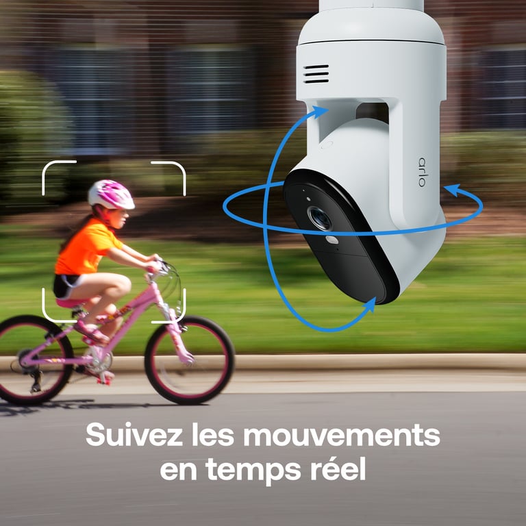 Camera de Securite exterieure 2K PTZ Arlo Essential 3 Kit de 2 cameras - vue 3