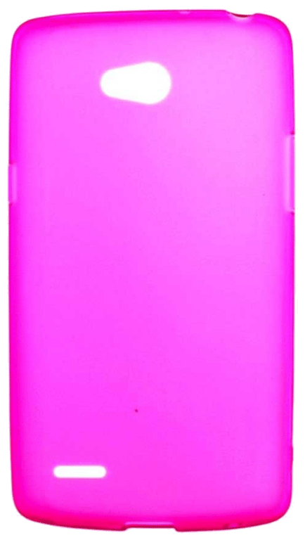 Coque silicone unie compatible Givré Rose LG L80
