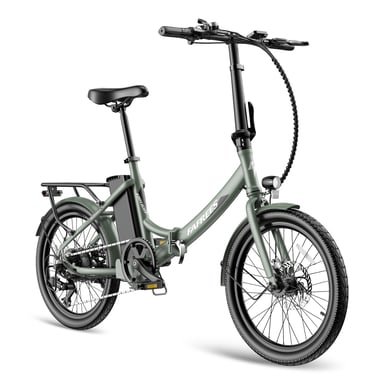 Vélo électrique de ville Fafrees F20 Light - Pneus 20'' - Moteur 250 W - Batterie 36 V 16,75 Ah - Vert