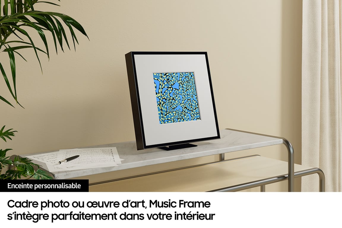 Enceinte Fixe Samsung Music Frame HW-LS60D – 120W, Dolby Atmos, Wi-Fi - vue 10