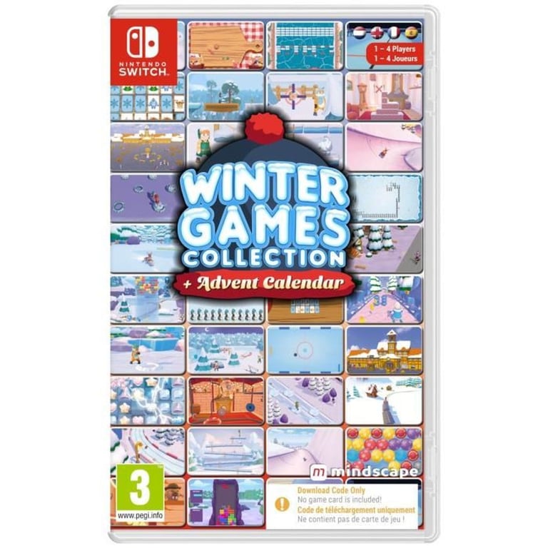 Winter Games Collection + Calendrier de l'Avent - Jeu Nintendo Switch - Code in a Box - Neuf