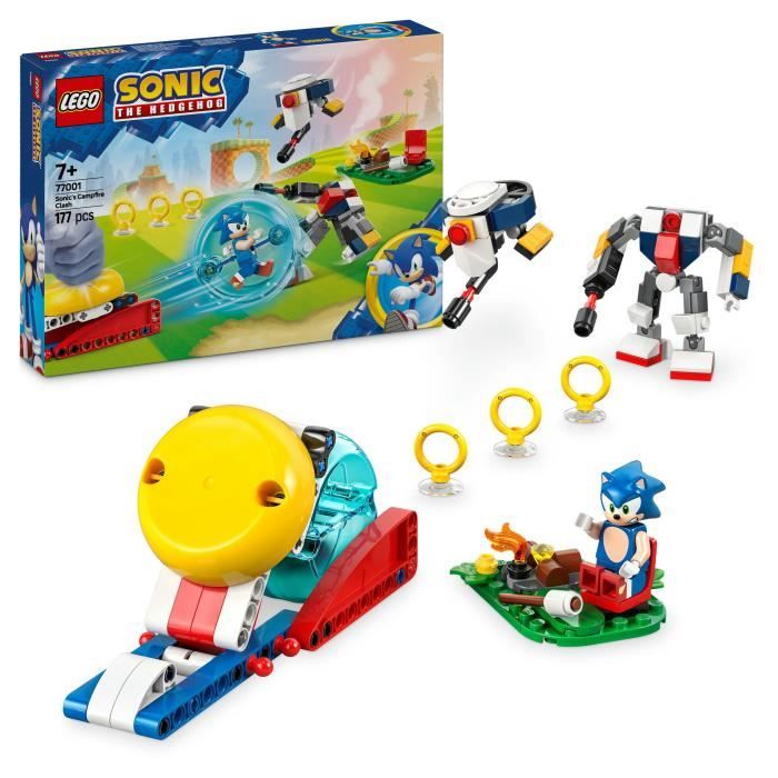 Sonic the Hedgehog 77001 Conflit au feu de camp de Sonic Jouet pour enfants des 7 ans - Neuf