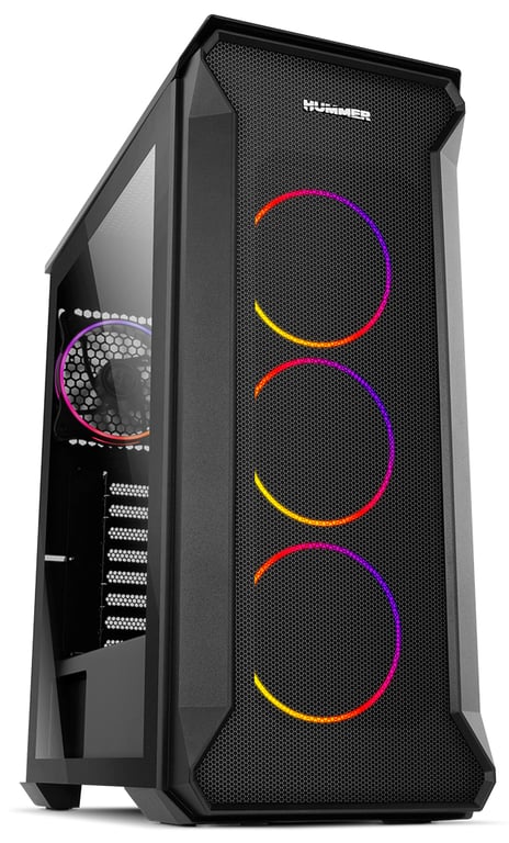 NOX Hummer Quantum Mini Tower Noir - Neuf