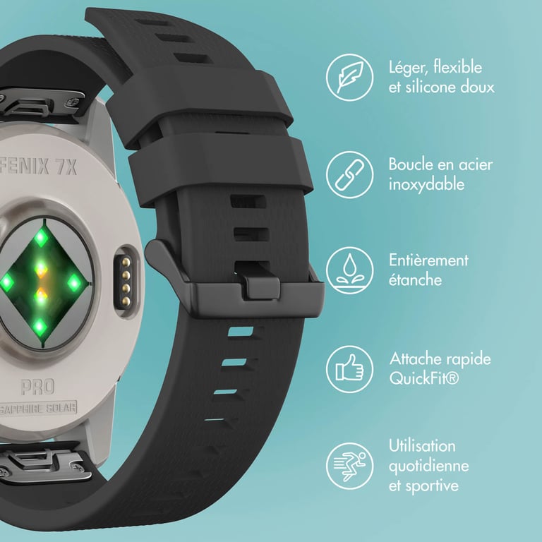 Bracelet imoshion 26mm QuickFit en silicone - vue 2