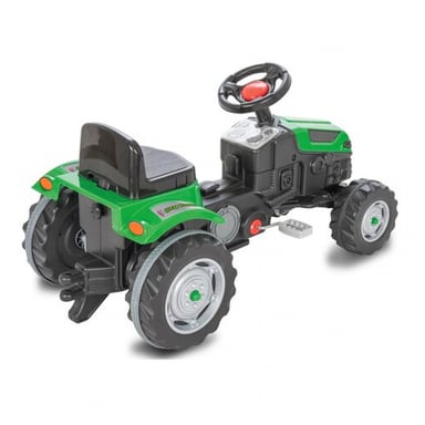 Tracteur à Pédales Strong Bull Vert pour Enfants - Aventure et Amusement