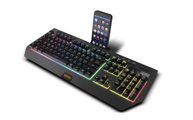 Krom Kuma clavier Gaming USB QWERTY Portuguais Noir
