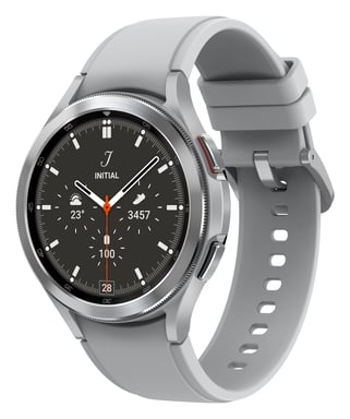 Galaxy Watch4 Classic 46mm - Super AMOLED - Bluetooth + 4G - Bracelet Argent