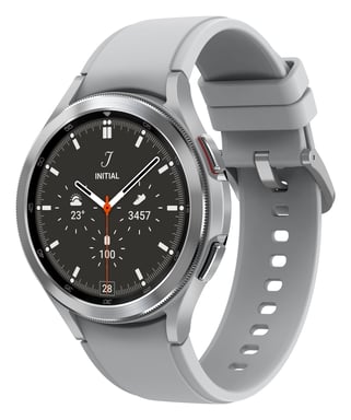 Samsung Galaxy Watch4 Classic 3,56 cm (1.4'') OLED 46 mm Numérique 450 x 450 pixels Écran tactile 4G Argent Wifi GPS (satellite)