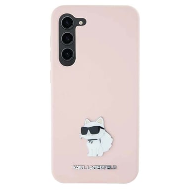 Coque Silicone Galaxy S24 Plus Motif Choupette Élégant Antichoc Rose