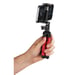 Mini trépied ''Flex'' pour smartphone et GoPro, 14 cm, rouge