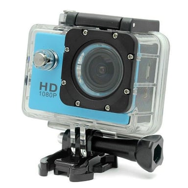 Camera Embarquée Sport Caisson Étanche Waterproof 12 Mp Full HD 1080P Bleu 8Go YONIS