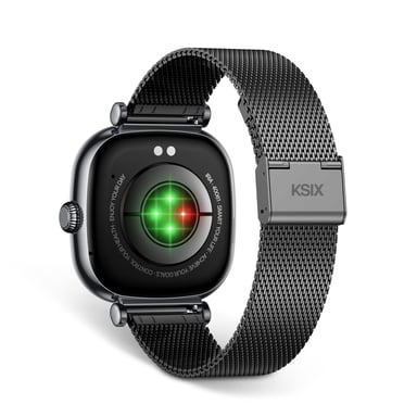 Ksix BXSW30N smartwatche et montre de sport 4,32 cm (1.7'') AMOLED Numérique Écran tactile Noir