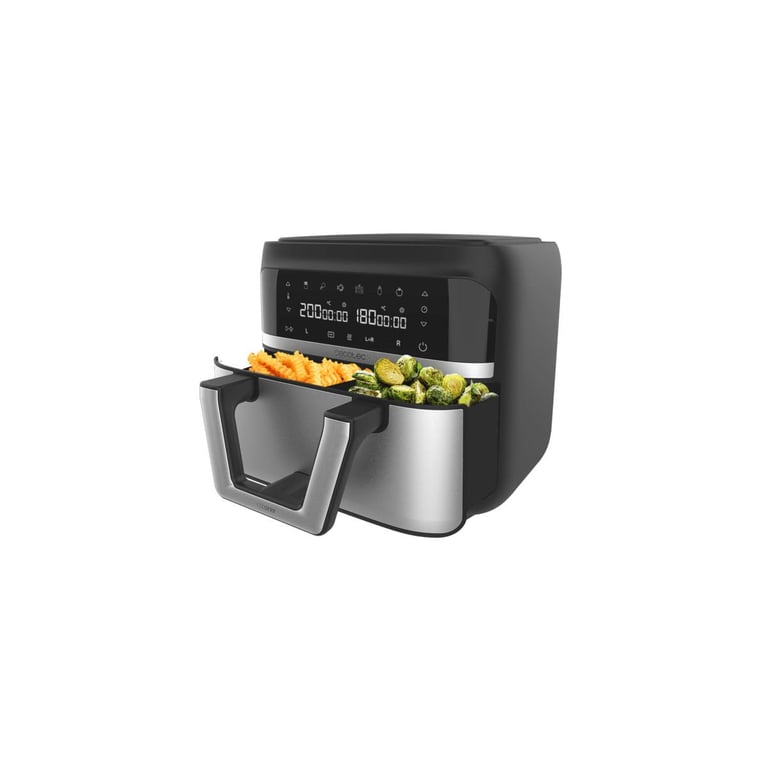 Friteuse à air chaud Cecotec Dual 9000 9L Noir - Neuf