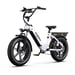 Bicicleta Eléctrico ONESPORT OT08 | Velocidad Máx 25 km/h | Autonomía 80 km | Motor 500W | Batería 48V 18Ah | Neumáticos de 20 Pulgadas | Blanco