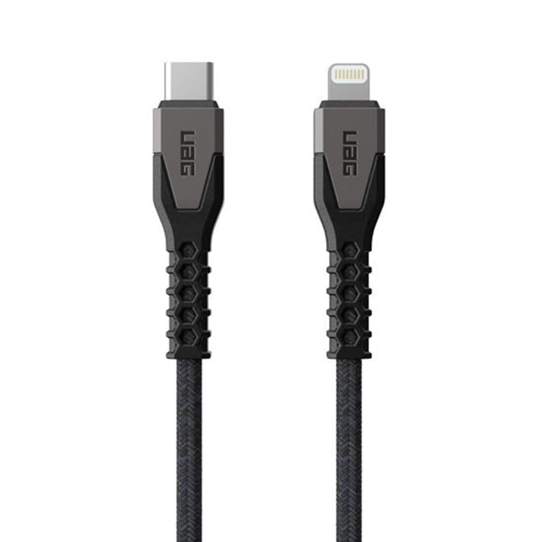 Câble de Charge et de Transfert Lightning / USB C en Kevlar Rugged 1.5m Neuf - vue 3