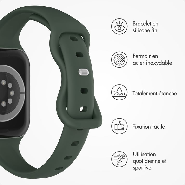 Bracelet Apple Watch 42mm Silicone - vue 3