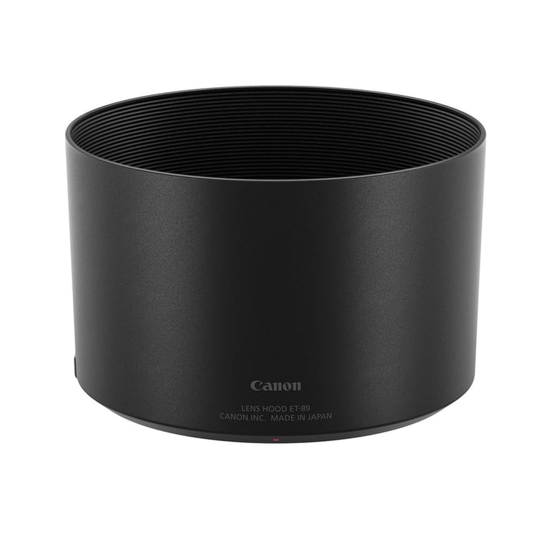 Pare-soleil Canon ET-89 pour CANON RF 85 mm f/1,2 L USM profil profond intérieur côtelé Noir - Neuf