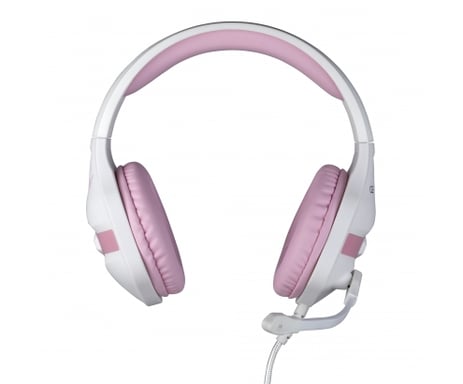 Konix Geek Girl Auriculares de cristal con diadema con cable Play Pink, White
