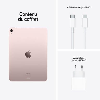 iPad Air di quinta generazione 10,9'' con chip M1 (2022), 256 GB - WiFi - Rosa