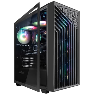 DeepGaming - PC Gamer VORTEX Intel Core i7-14700F - RAM 64GB - 2TB SSD PCIe4.0 - Nvidia RTX 5070 12GB - Windows 11 Pro. Noir