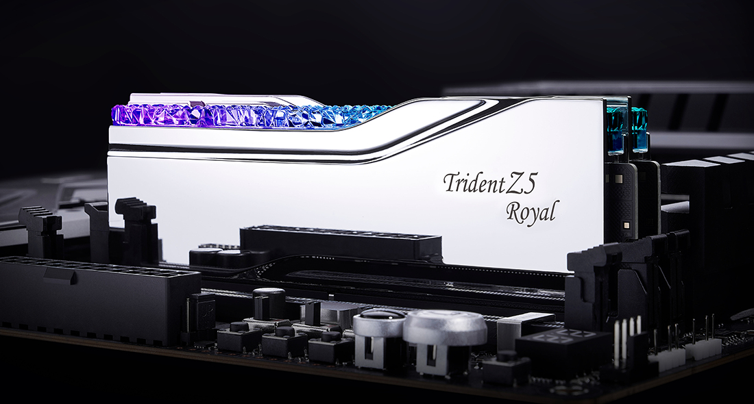 G.Skill Trident Z5 Royal 48 Go 2 x 24 Go DDR5 8000 MHz CL40 - vue 4