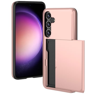 imoshion Coque arrière avec porte-cartes pour Samsung Galaxy S24 Plus - Rose Doré