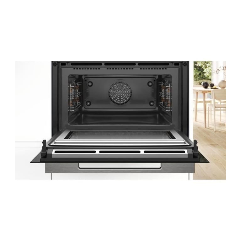 Four combiné micro ondes encastrable BOSCH SER8 CMG7761B1 45 20 modes de cuisson - vue 3