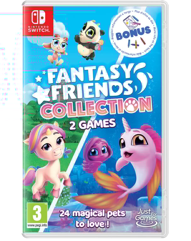 Fantasy Friends Collection 2 Games Code in a box Nintendo Switch - vue 2