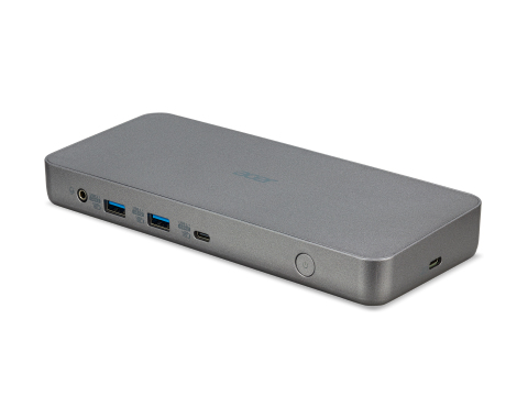 Acer GP.DCK11.00G base para portátil y replicador de puertos Alámbrico USB 3.2 Gen 1 (3.1 Gen 1) Type-A + Type-C Plata