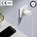 Chargeur Secteur USB-C 20W + Câble Lightning Power Delivery Original Apple Blanc