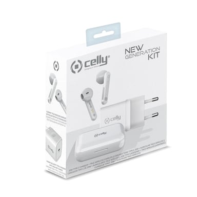 Celly Newgenkitpro20 Sans fil Ecouteurs Blanc