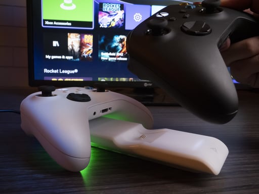 METAVOLT Pdp cargador dual para Xbox y PC Blanco