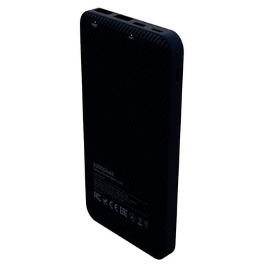 Evelatus EPB05 10000mAh Power Bank X2 USB / Micro USB-C Lightning + Chargeur sans fil 10W Noir