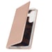 Dux Ducis Funda con cierre para Galaxy S24 / S25 efecto satinado, Dux Ducis Rosa dorado