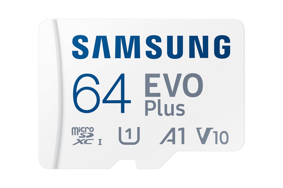 Samsung Carte MicroSD EVO Plus (2024) 64 Go - Neuf