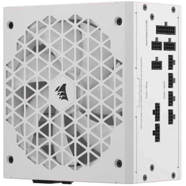 CORSAIR - Bloc d'alimentation - RM750x Shift White Cybenetics - ATX entierement modulaire - Certifié Gold 80 Plus - 750 watts - Neuf