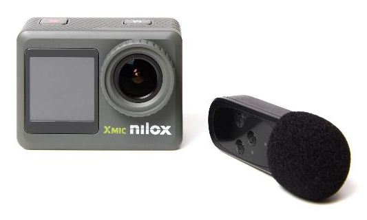 Nilox NXACXMIC caméra pour sports d'action 8 MP 4K Ultra HD CMOS 56,2 g