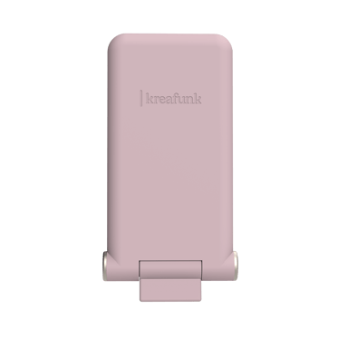 KREAFUNK reCHARGE+ Chargeur sans fil 3-en-1 15W – Station Qi pour iPhone, AirPods, Apple Watch, Recharge rapide, Support compact -rose