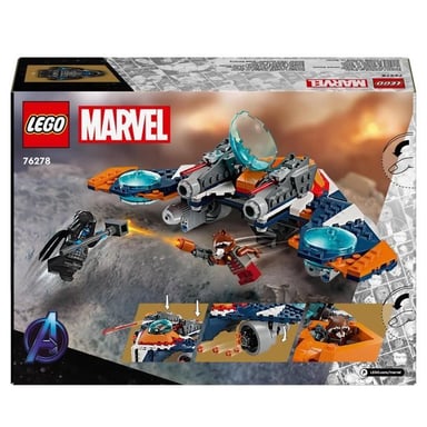 76278 Pájaro de guerra de Rocket LEGO Marvel Super Heroes: Icónico avión de combate