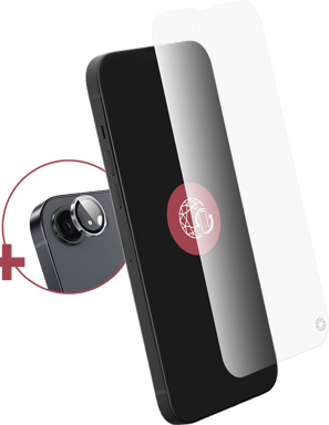 Pack Protège-écran iPhone 16e 2.5D Original + 1 Protège Lentille + Garantie à vie - Certifié GRS Force Glass