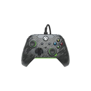 Mando con cable para Xbox y PC Neon carbon