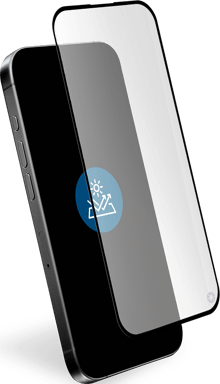 Protège écran pour iPhone 16 / 15 / 14 Pro Mat Anti-reflet 2.5D Verre organique + Garantie à vie - Certifié GRS Force Glass