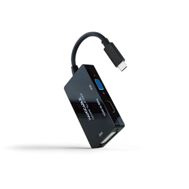Nanocable 10.16.4301-ALL Adaptador gráfico USB 3840 x 2160 Pixeles Negro