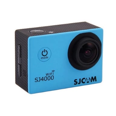 SJCam SJ4000 Wi-Fi Caméra d'action étanche 30 m 12MP Angle 170 ° 1080p HD 2.0 Écran LCD Bleu