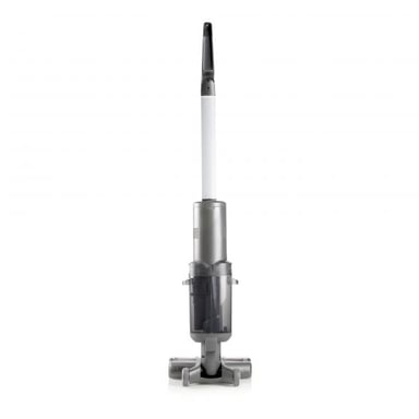 Domo DO236SW aspiradora de pie y escoba eléctrica Aspiradora escoba Batería Húmedo Sin bolsa Gris, Blanco