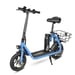 SAMEBIKE SM-C01 Monopattino elettrico pieghevole con sedile, monopattino elettrico da 12'' con cestino 350W 36V 10,4Ah