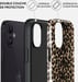 Burga Tapa trasera para iPhone 12 Tough Motifs Player Léopard
